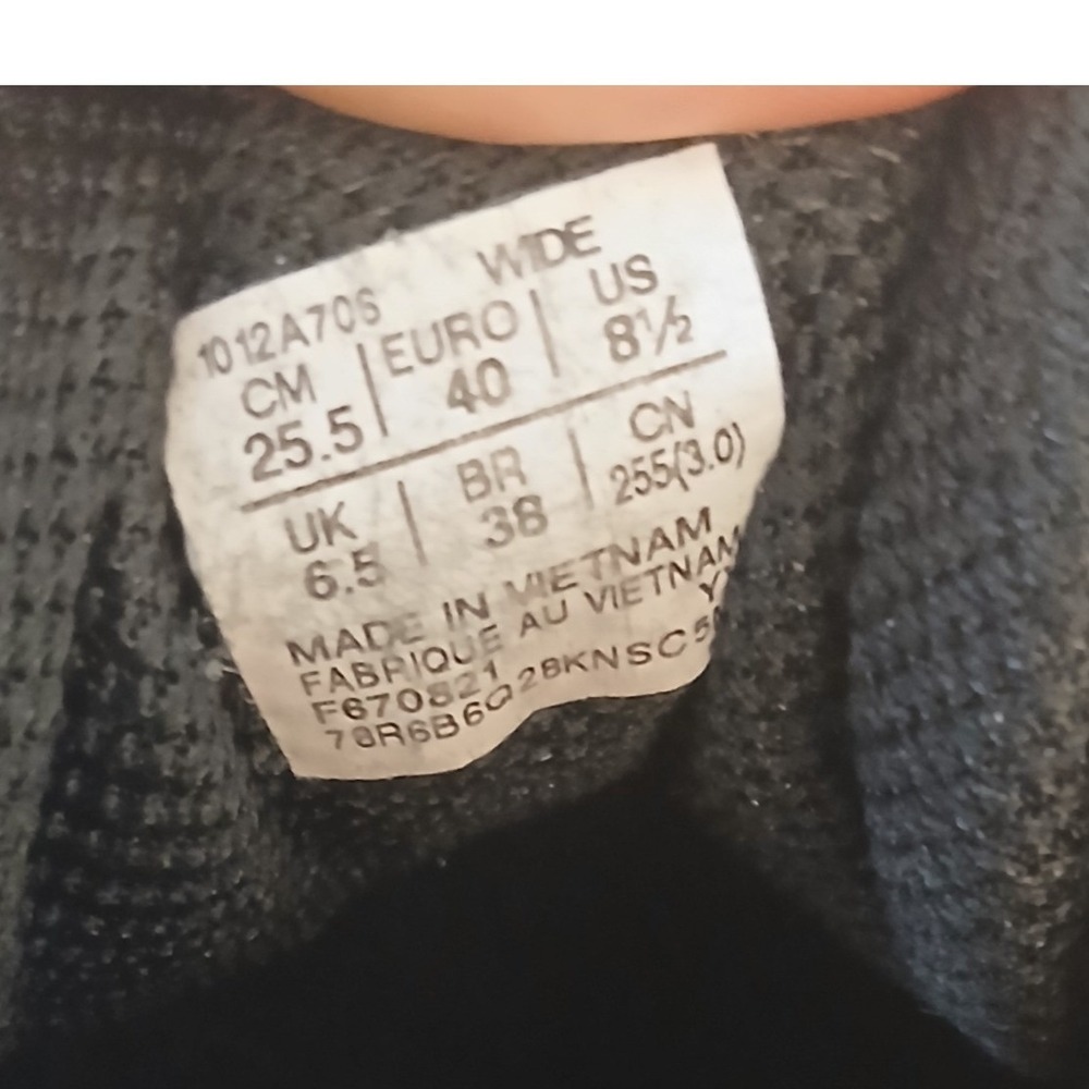 Asics Gel-Venture 8 Running Shoes Womens 8.5 Wide Black Trail Athletic 1012A706 - Picture 9 of 12